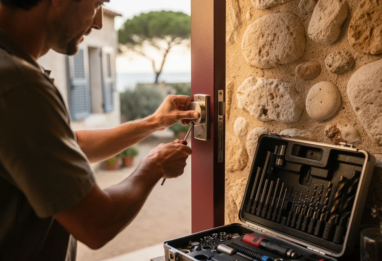 Changement de serrure sur une porte à Argelès-sur-Mer
