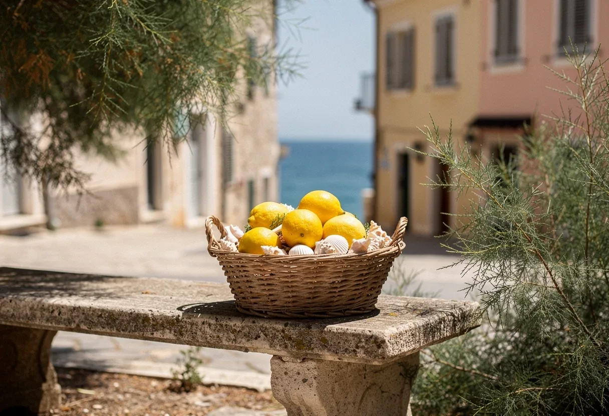 Place de Argelès-sur-Mer et produits du terroir