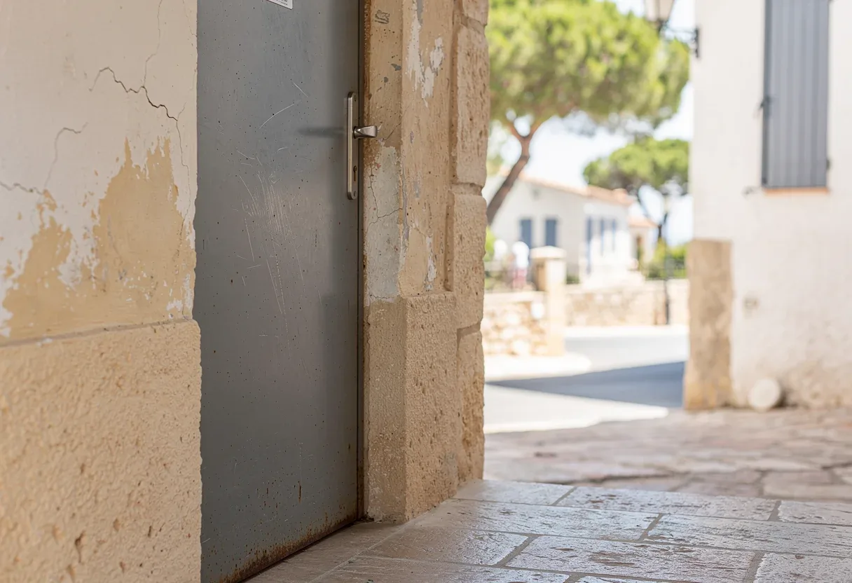 Porte blindée posée dans un immeuble à Argelès-sur-Mer
