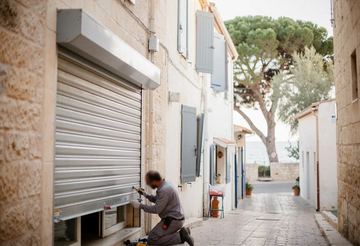 Dépannage d'un rideau métallique de commerce à Argelès-sur-Mer